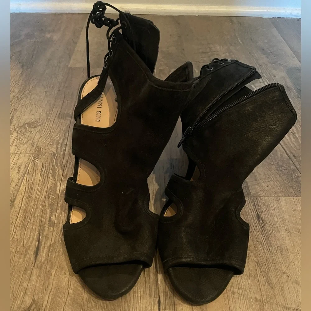 Giani Bini black wedge - Picture 1 of 2